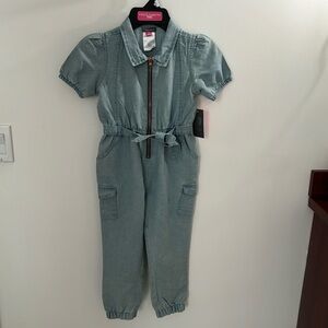 NWT Vince Camuto Kids Denim Jumpsuit